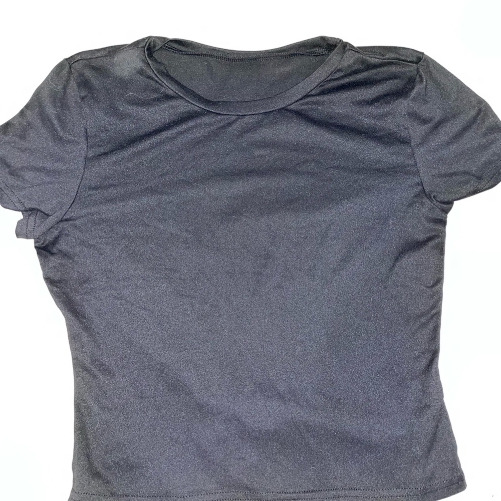 SHEIN Charcoal Short Sleeve Tee